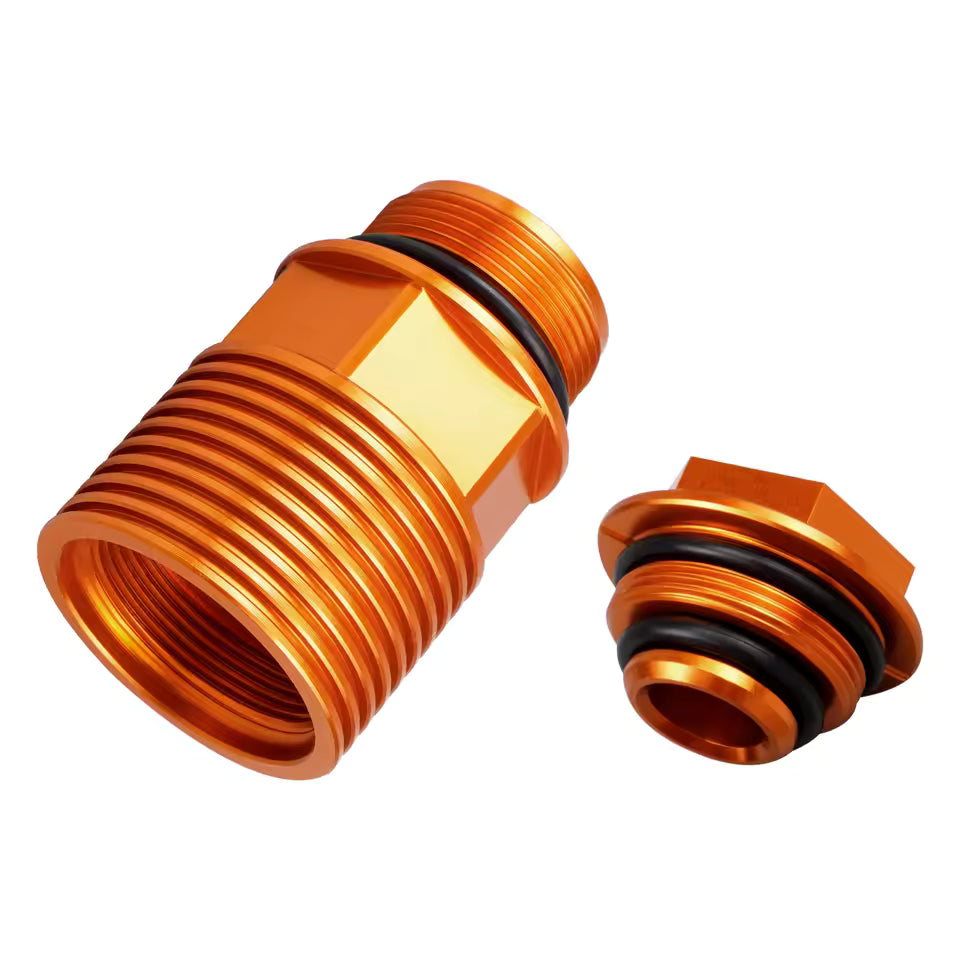 KTM / Brembo Rear Brake Reservoir extension and cap billet Aluminum